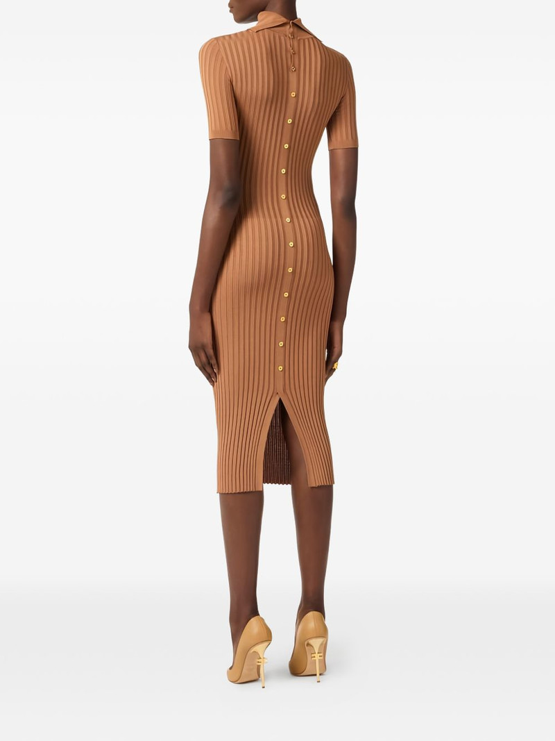 turtleneck knit midi dress 3
