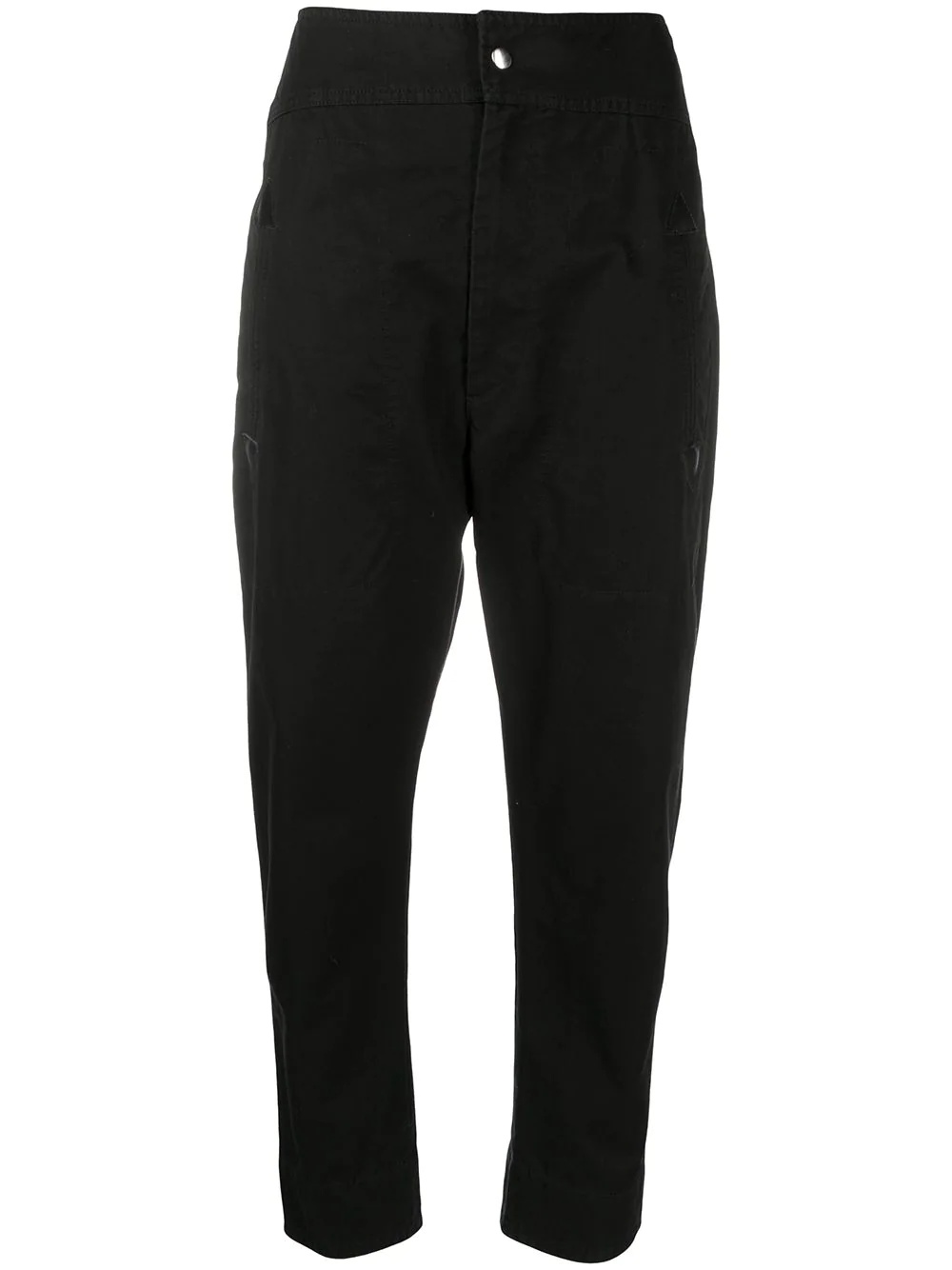 Raluniae tapered cotton trousers - 1