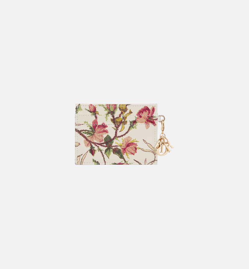 Dior Lady Dior Freesia Card Holder outlook