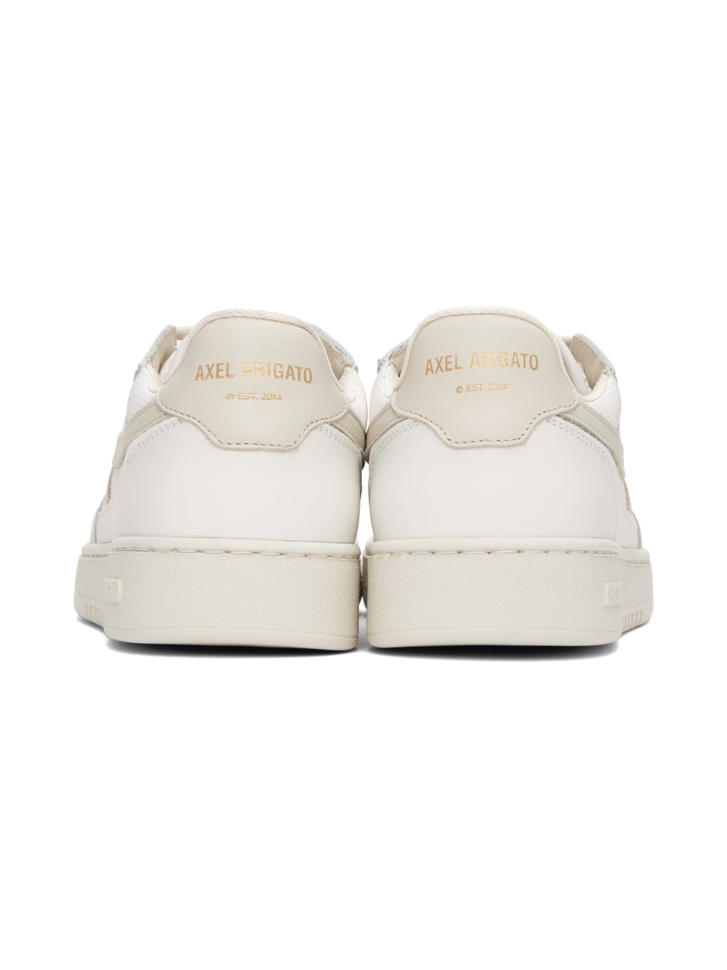 White & Beige Dice-A Sneakers - 2