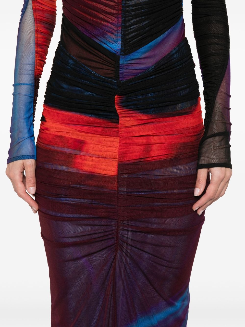 ruched midi skirt - 5