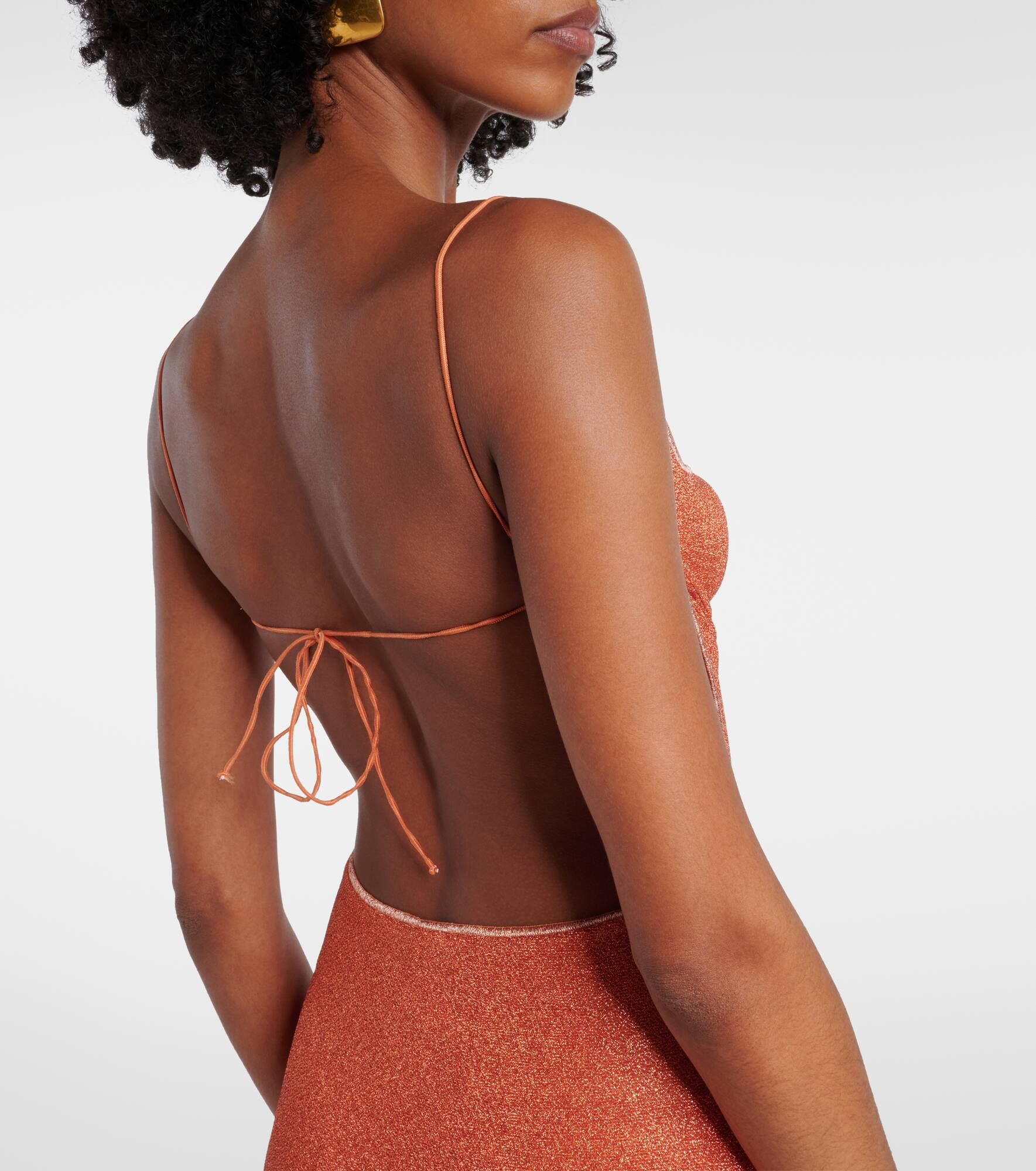Lumière open-back midi dress - 5