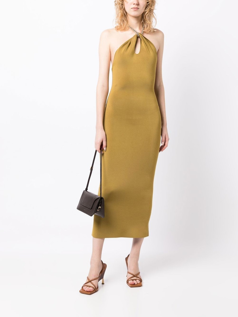 GALVAN Cleopatra halterneck dress outlook