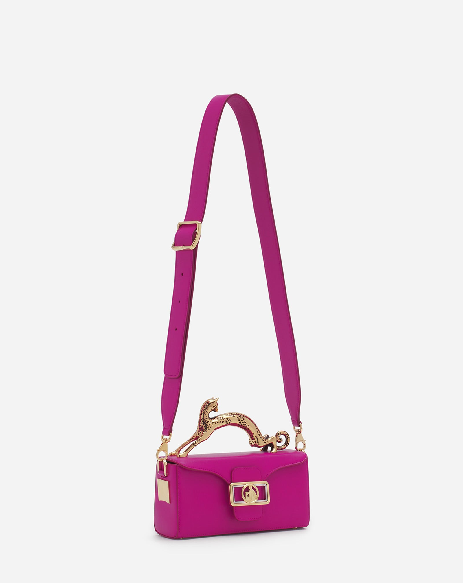 NANO PENCIL CAT LEATHER BAG - 3