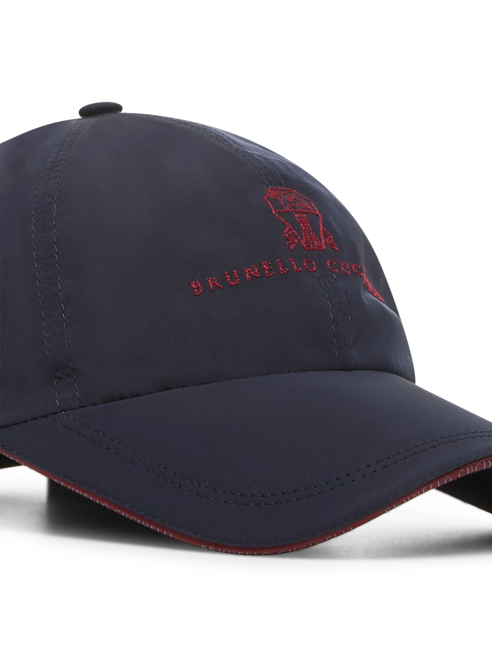 Blue microfibre logo Baseball cap - 4