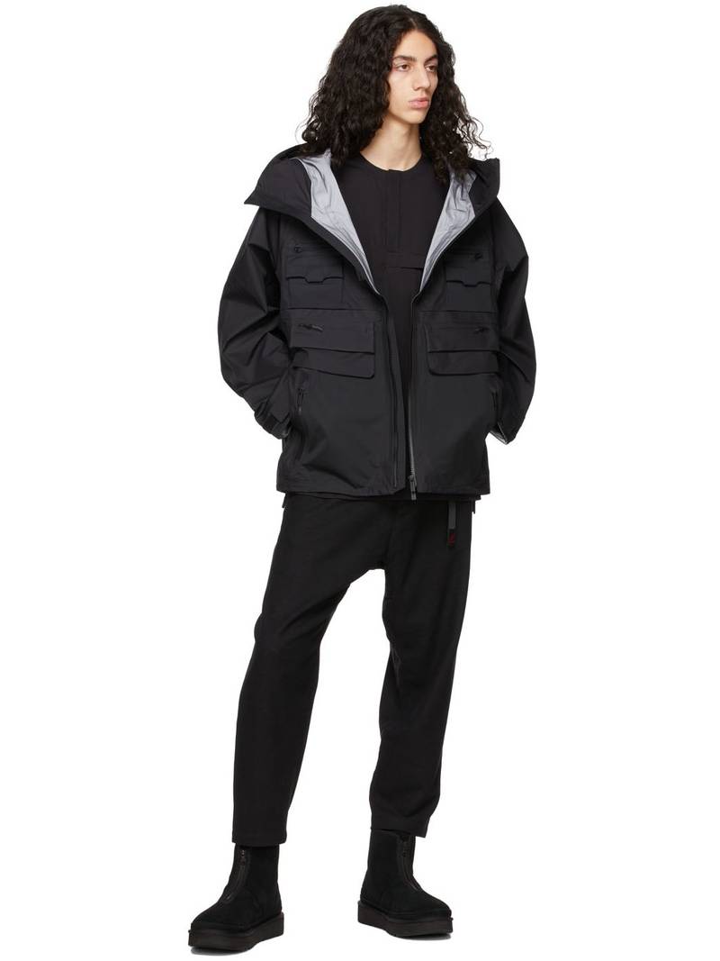 White Mountaineering Black Mountain Parka Jacket outlook