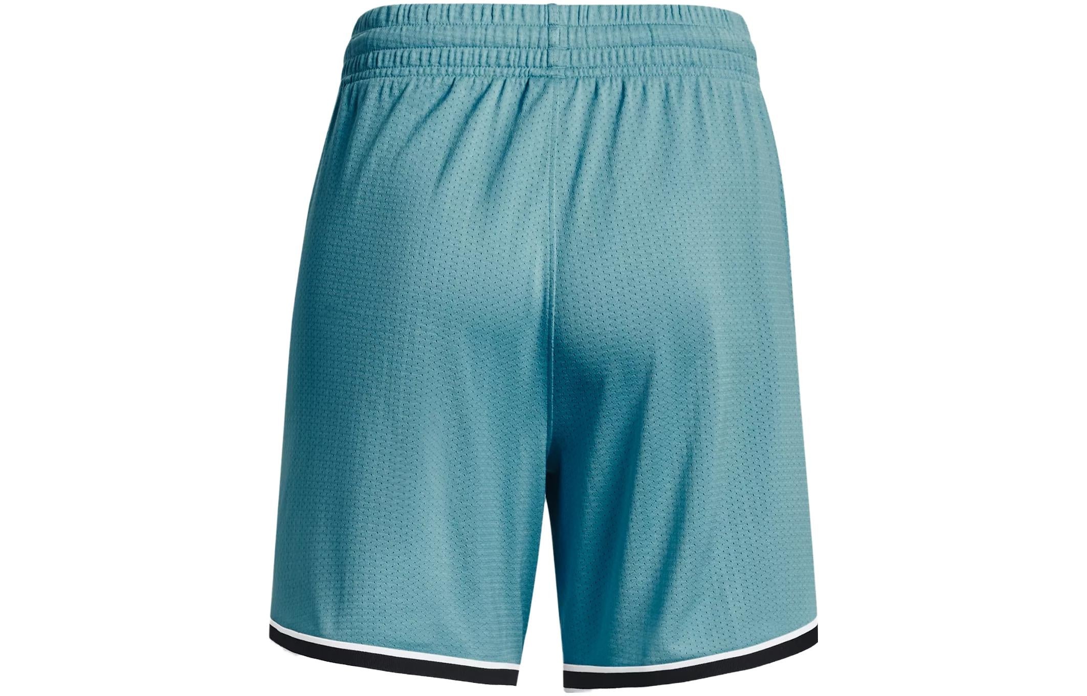 (WMNS) Under Armour Project Rock Penny Mesh Shorts 'Glacier Blue' 1377460-433 - 2
