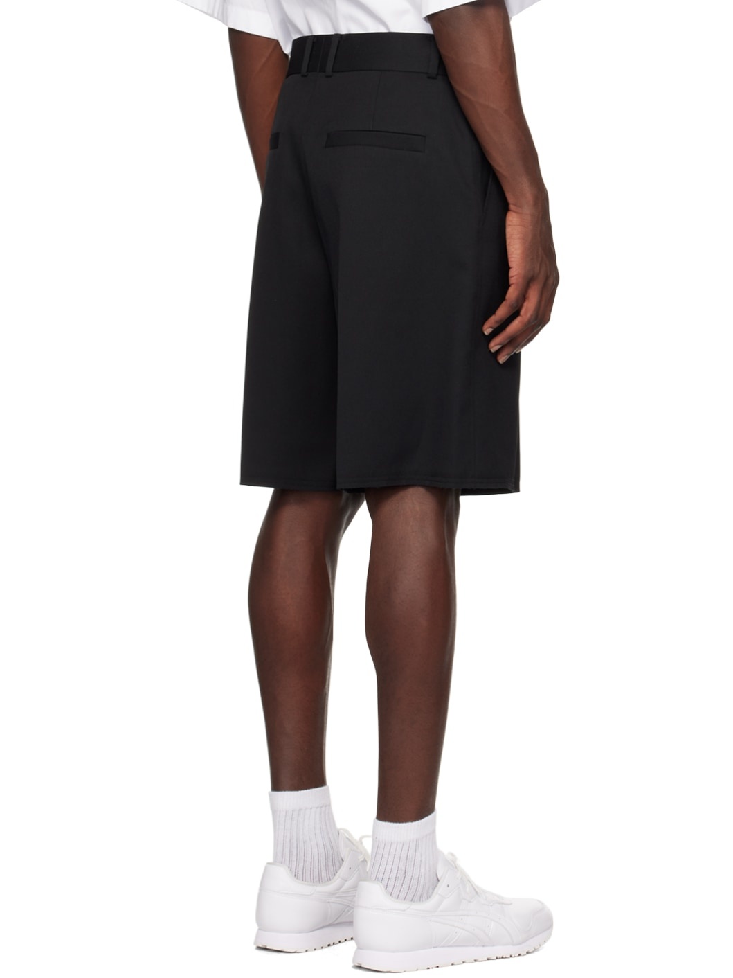 Black Low-Rise Shorts - 3