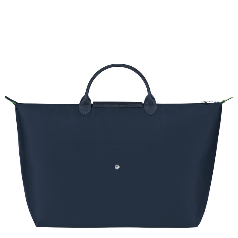 Le Pliage Green S Travel bag Navy - Recycled canvas 4