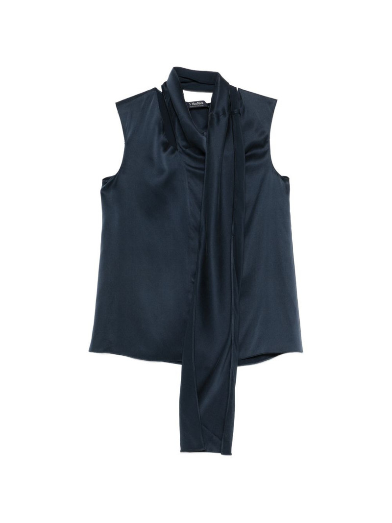 Smmdry draped sleeveless top 1