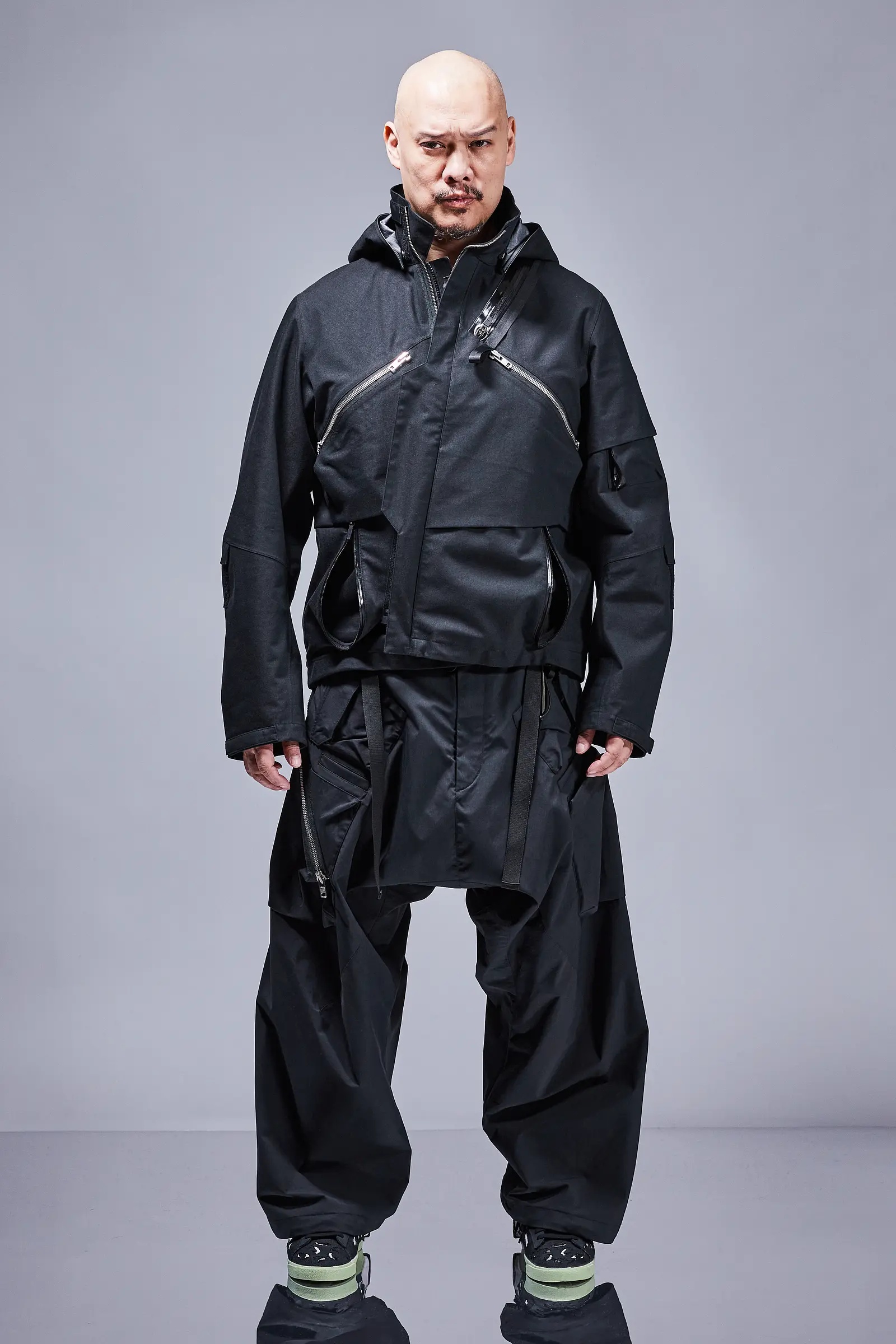 J1WB-BQ 3L Interops Jacket Black - 2