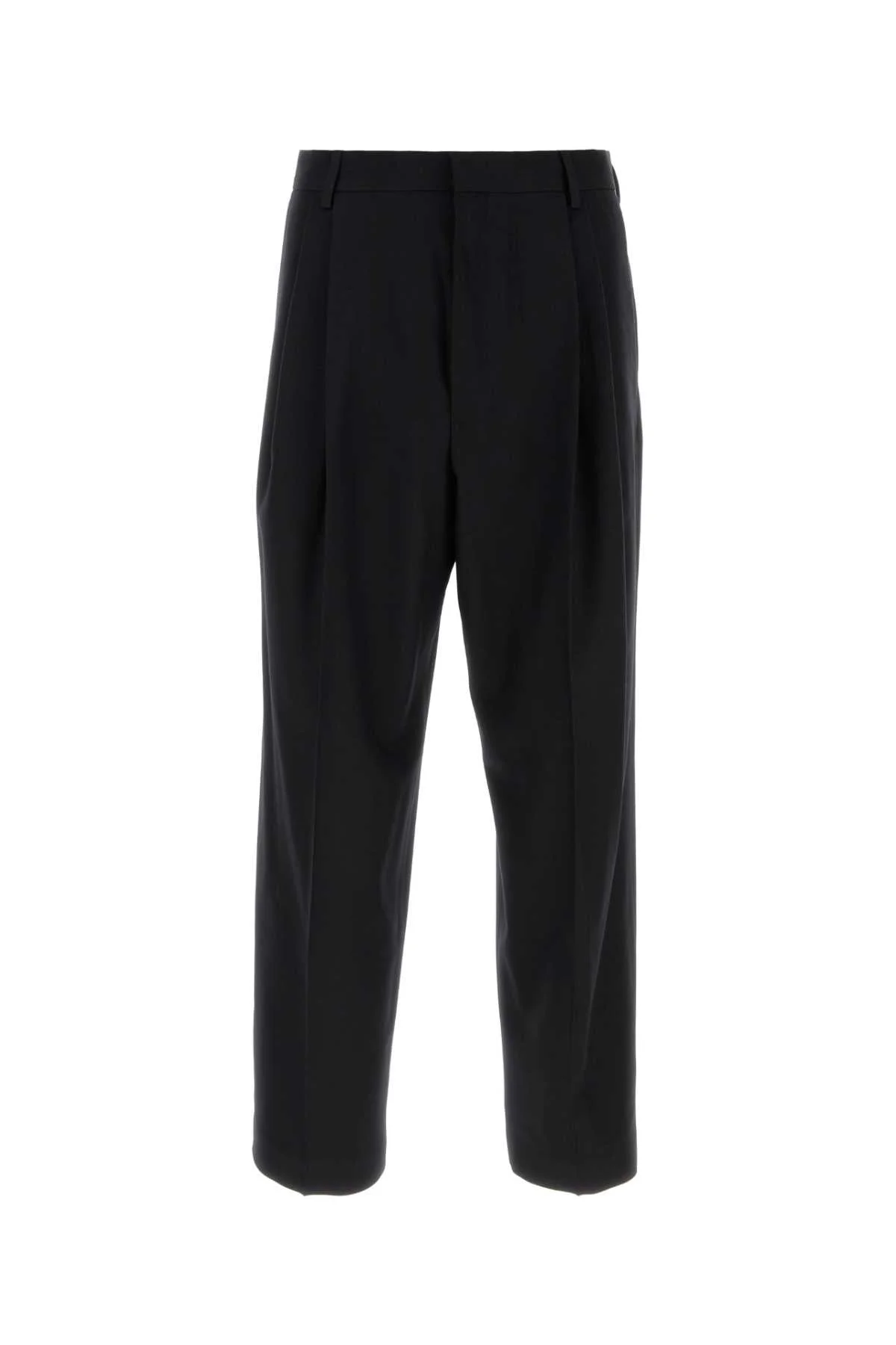 Dries Van Noten Men Black Wool Pant - 1