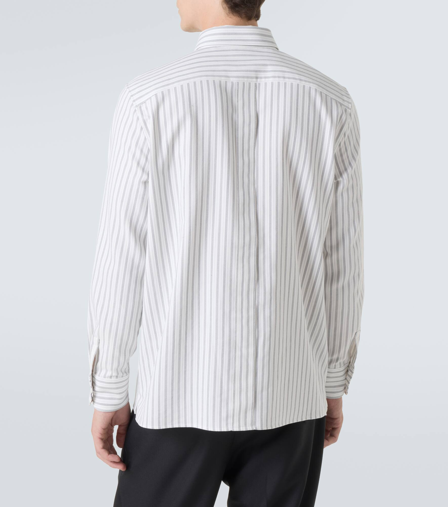 Striped cotton shirt - 4