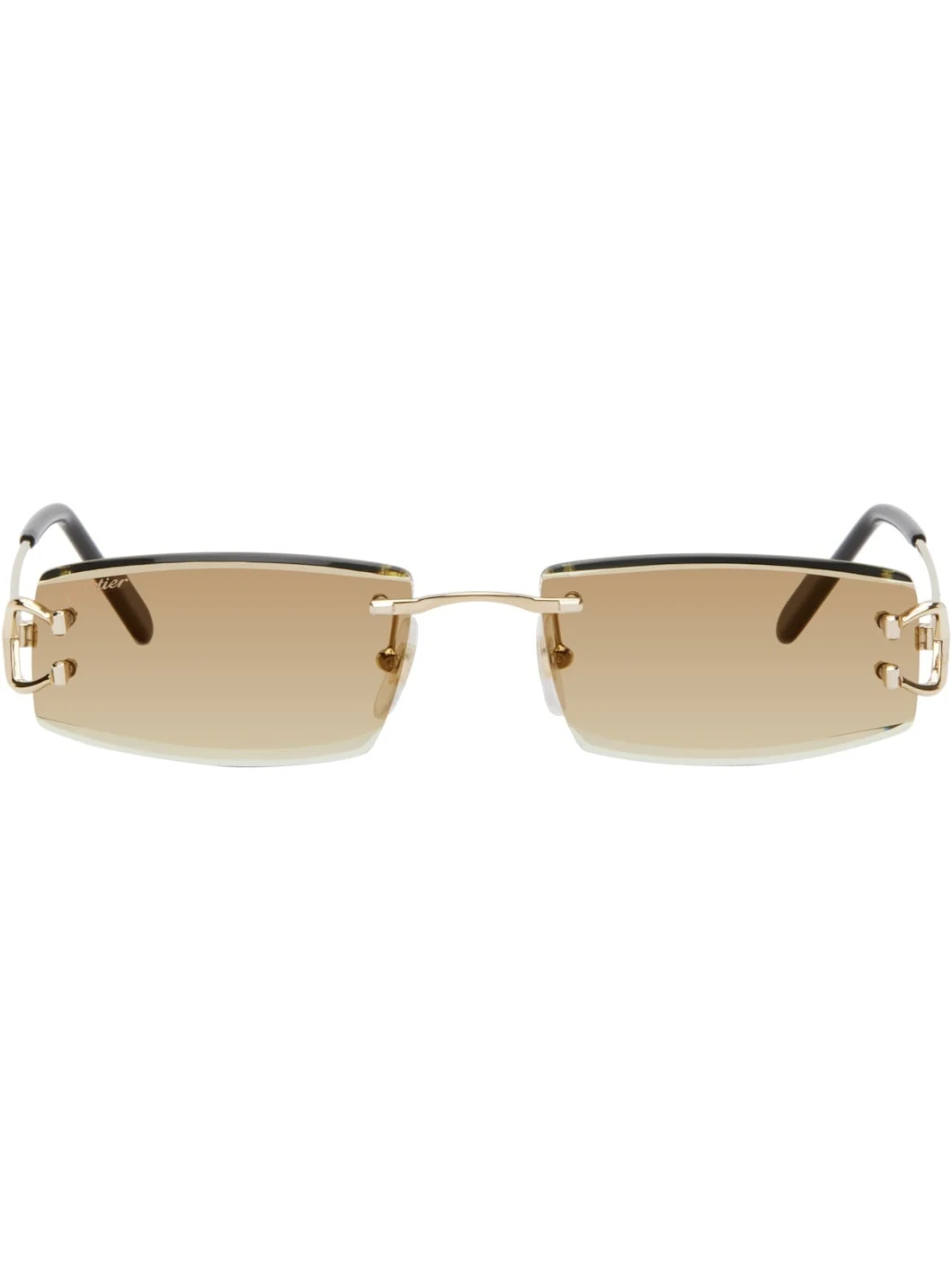 rectangle-frame sunglasses - 1