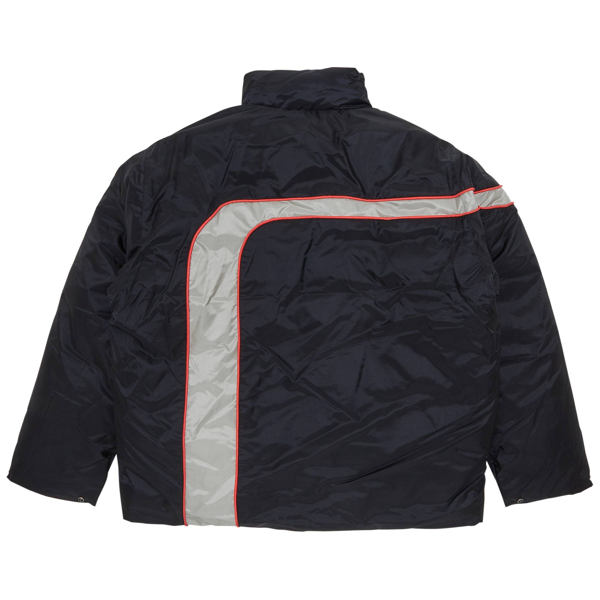 Supreme Stripe Puffer Jacket 'Black'