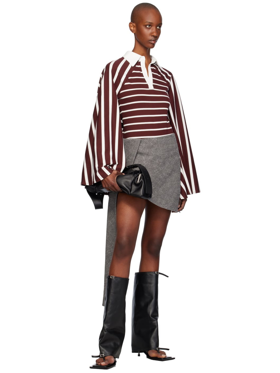 Gray Colleen Miniskirt - 4