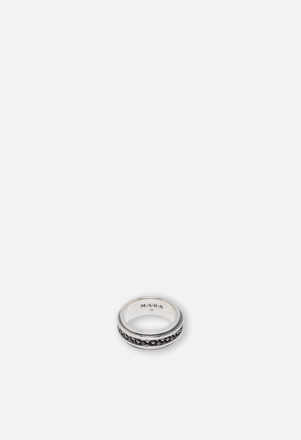 M.A.R.S SLIM ENGRAVED RING - 2