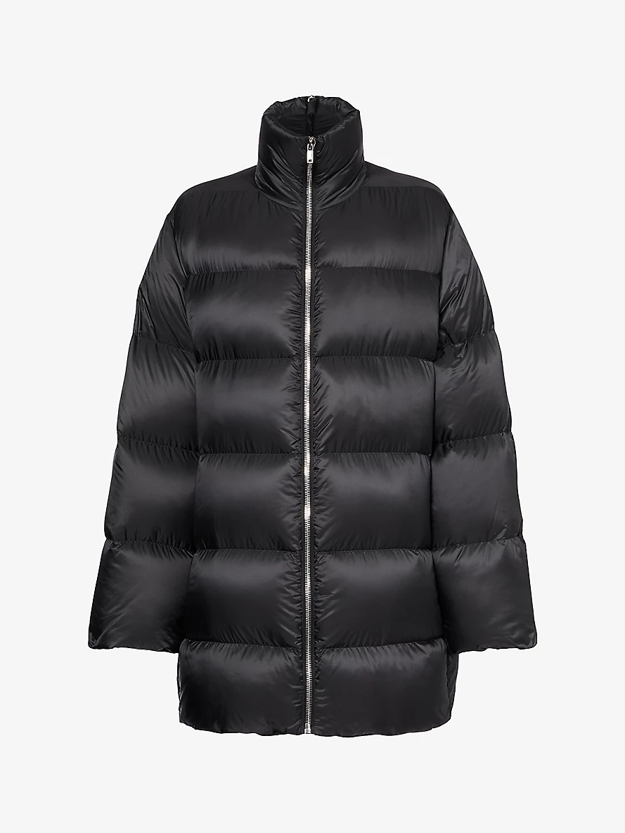 Rick Owens x Moncler Cyclopic relaxed-fit shell-down coat - 1