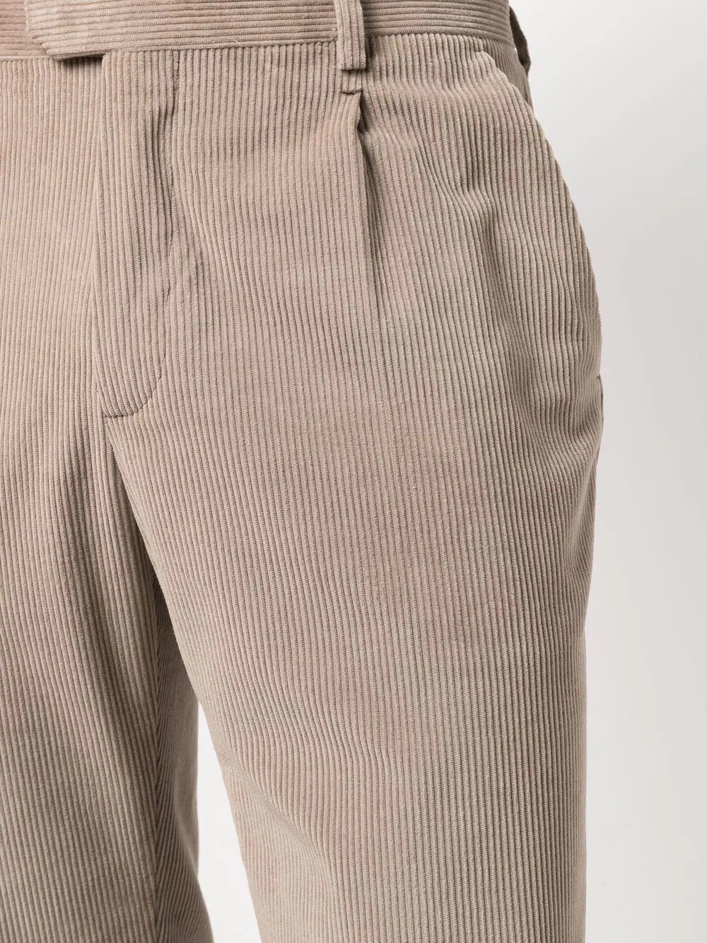 corduroy straight-leg trousers - 5