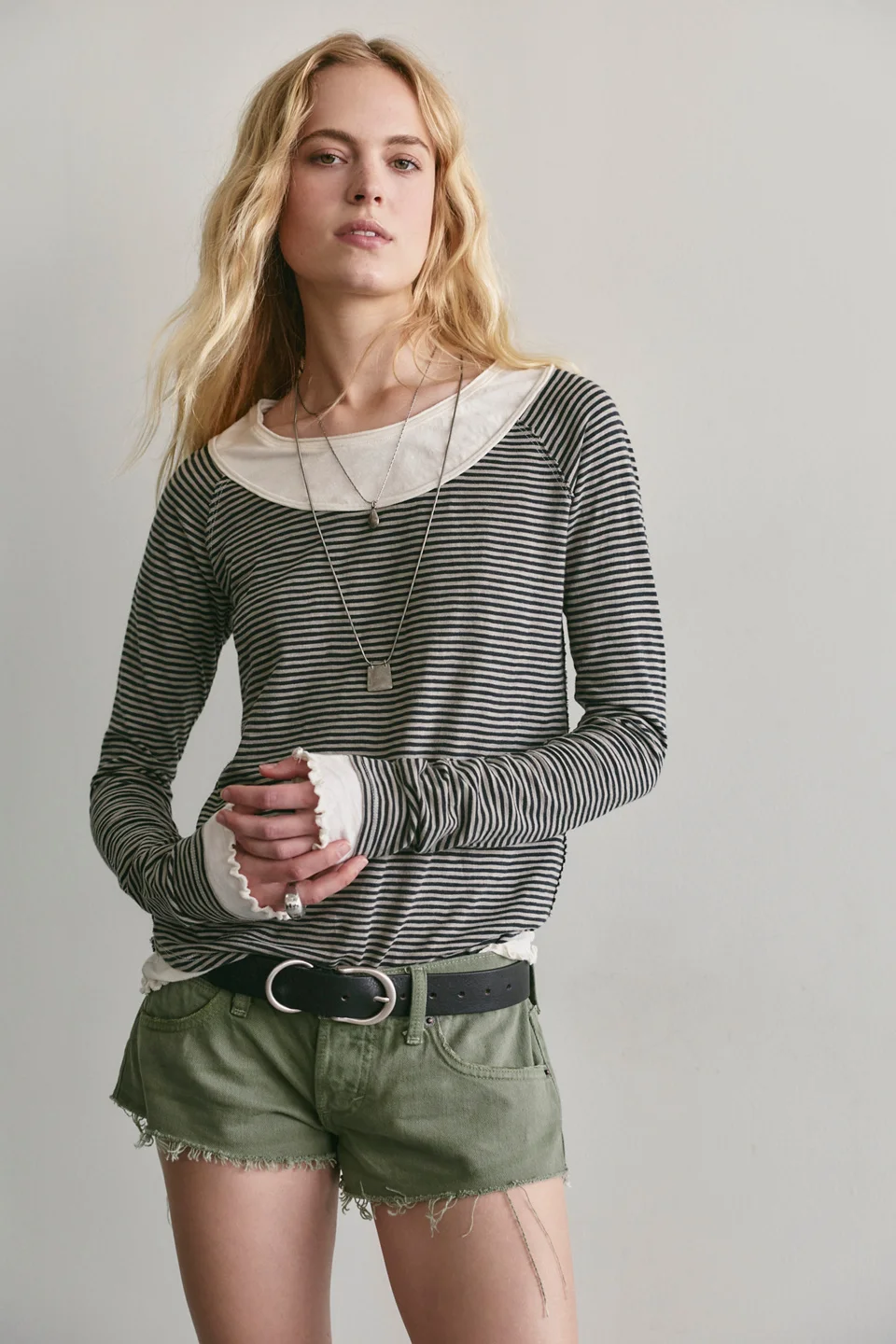 We The Free Two's A Charm Stripe Long Sleeve Top - 1