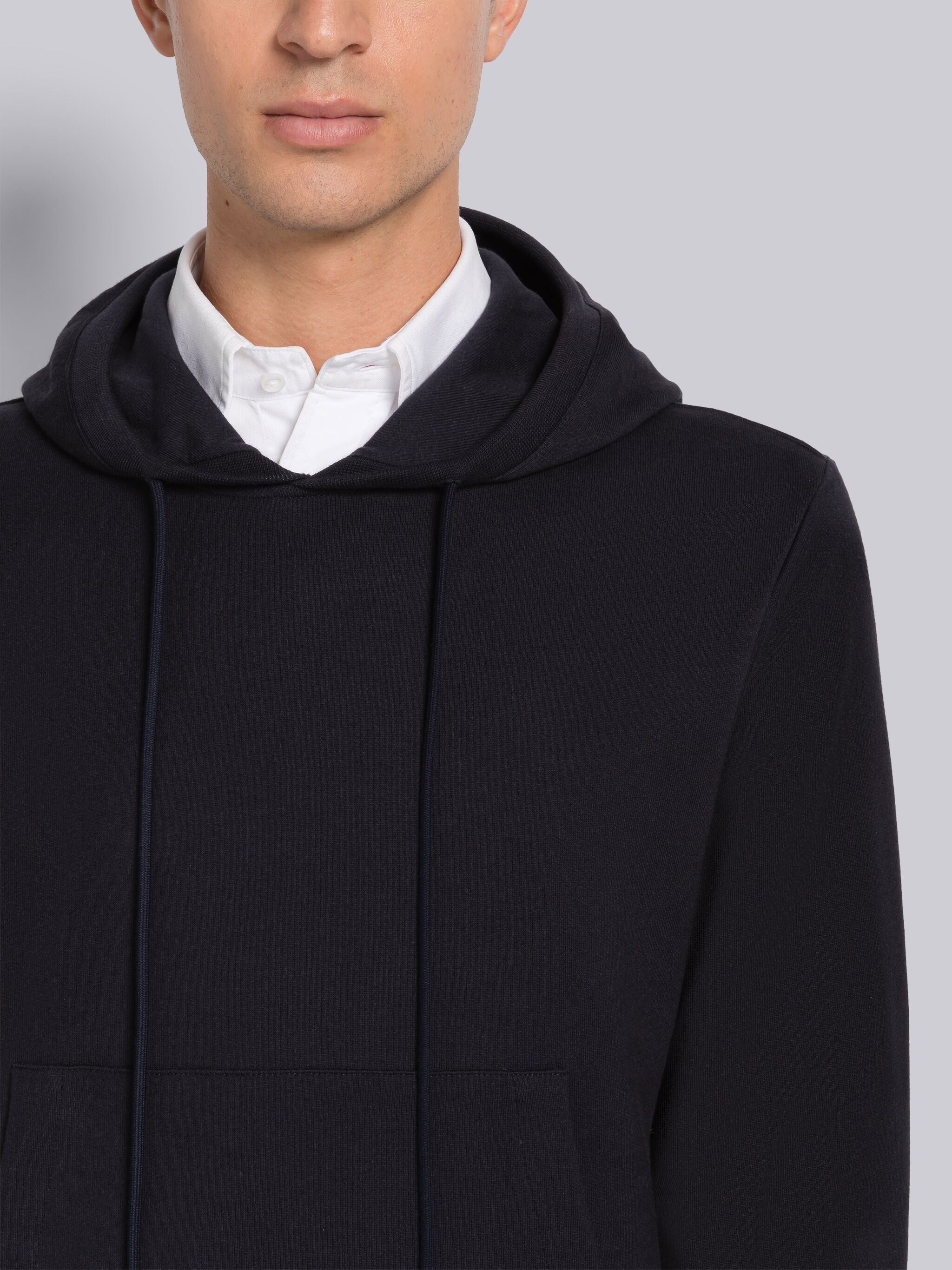 COTTON LOOPBACK BRODERIE ANGLAISE RELAXED HOODIE - 5