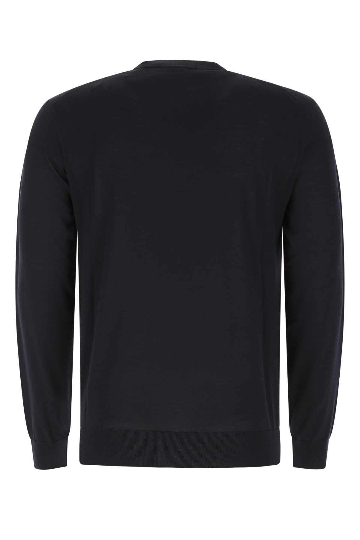 Prada Men Midnight Blue Wool Sweater - 2