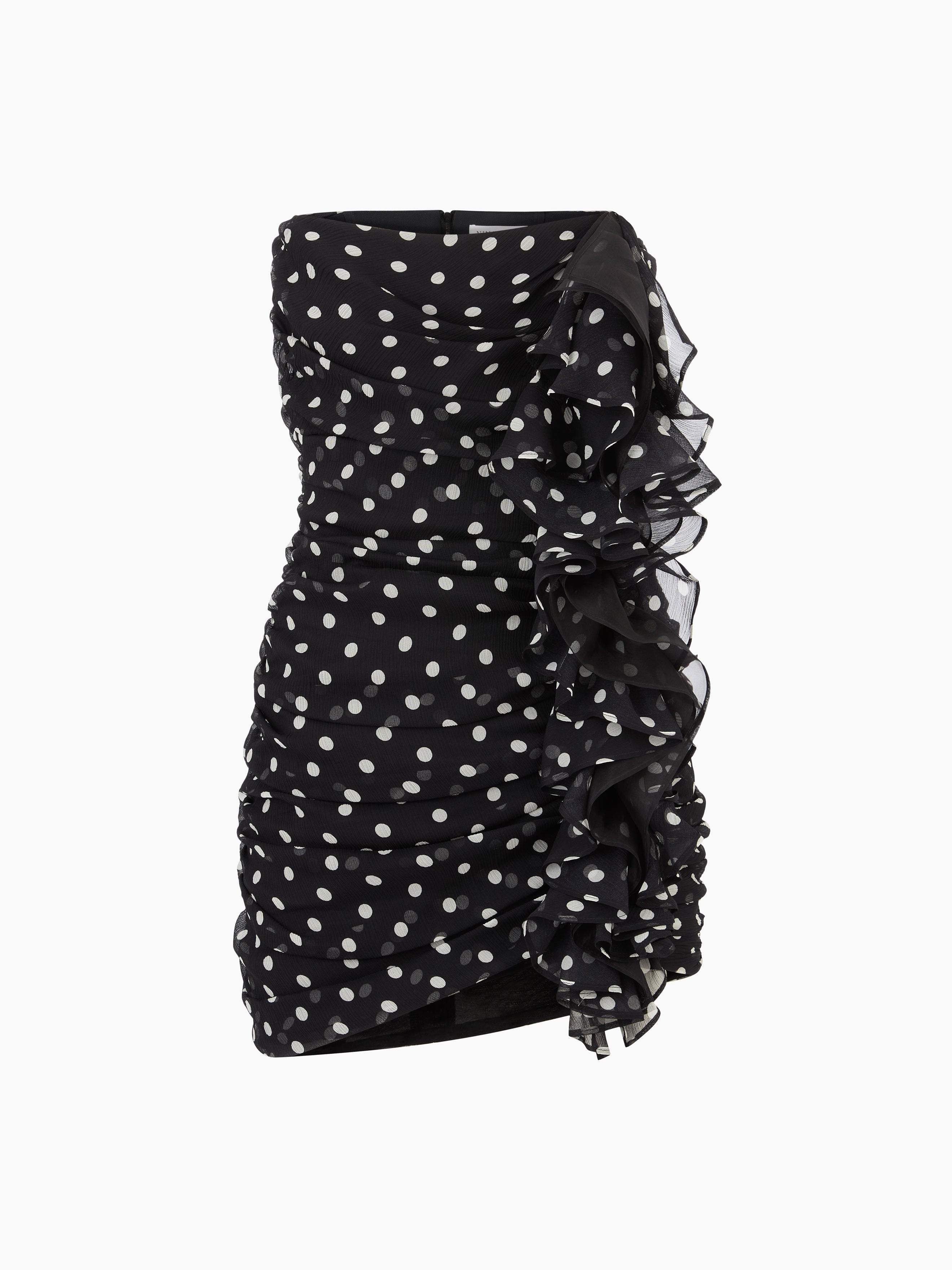 POLKA DOTS BUSTIER MINI DRESS - 5