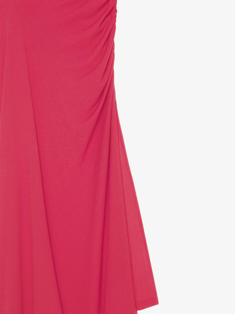 ASYMMETRIC DRAPED DRESS IN CREPE JERSEY 5