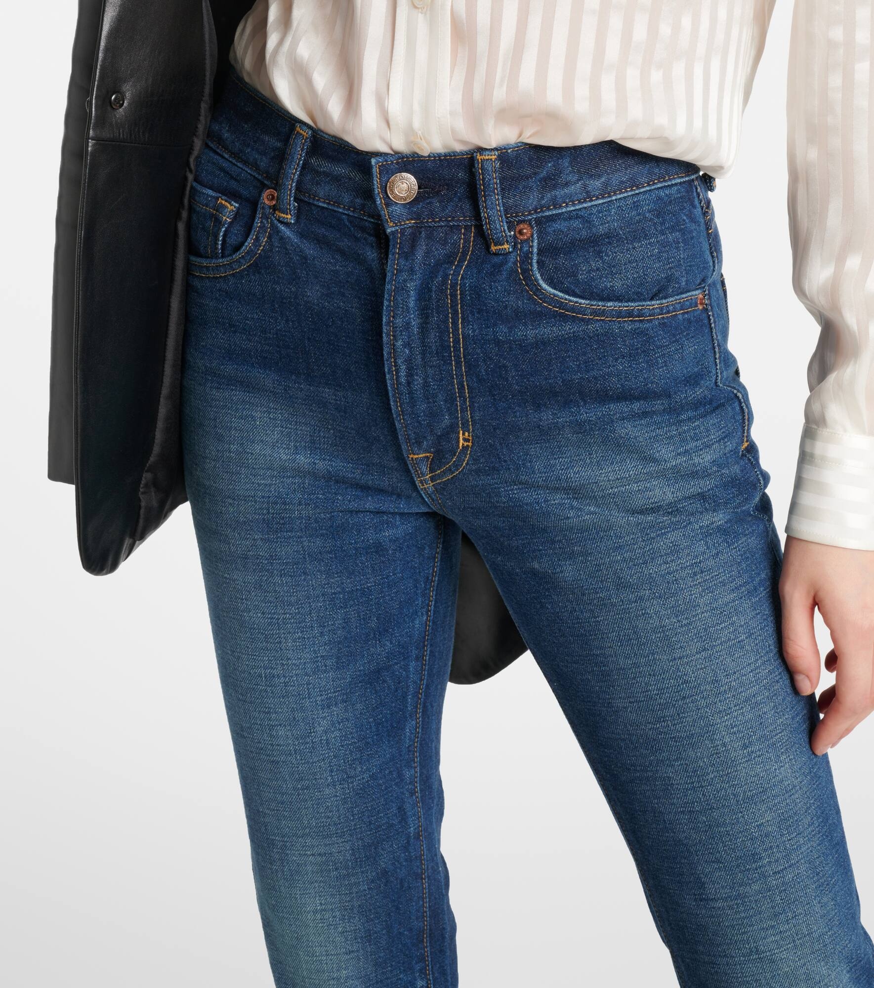 High-rise straight jeans - 4