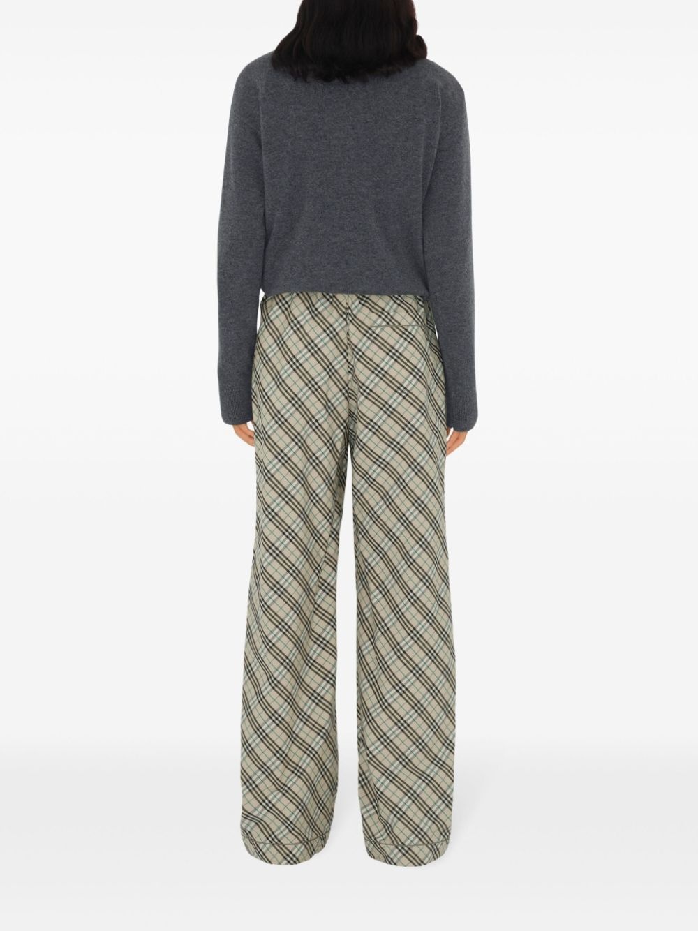 checked trousers - 4