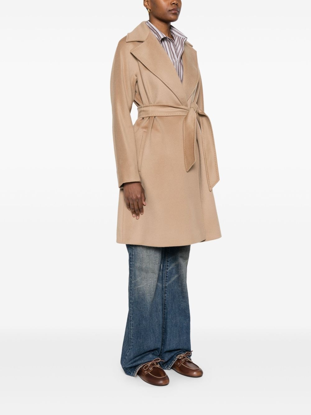 virgin-wool trench coat - 3