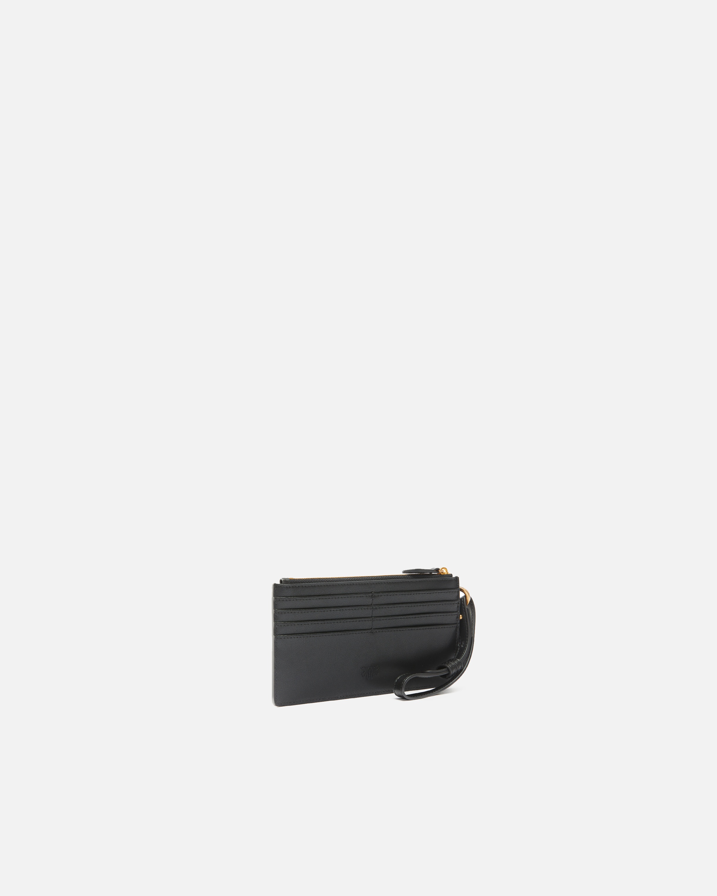 RECTANGULAR LEATHER CARD HOLDER WITH WRISTLET - 2