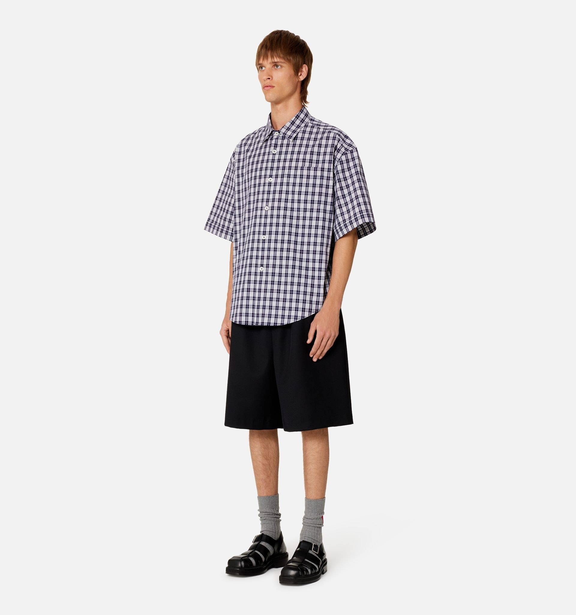 Short Sleeves Boxy Fit Shirt - 3