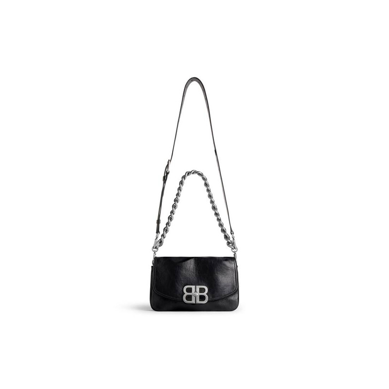 Women's Bb Soft Small Flap Bag in Black 5