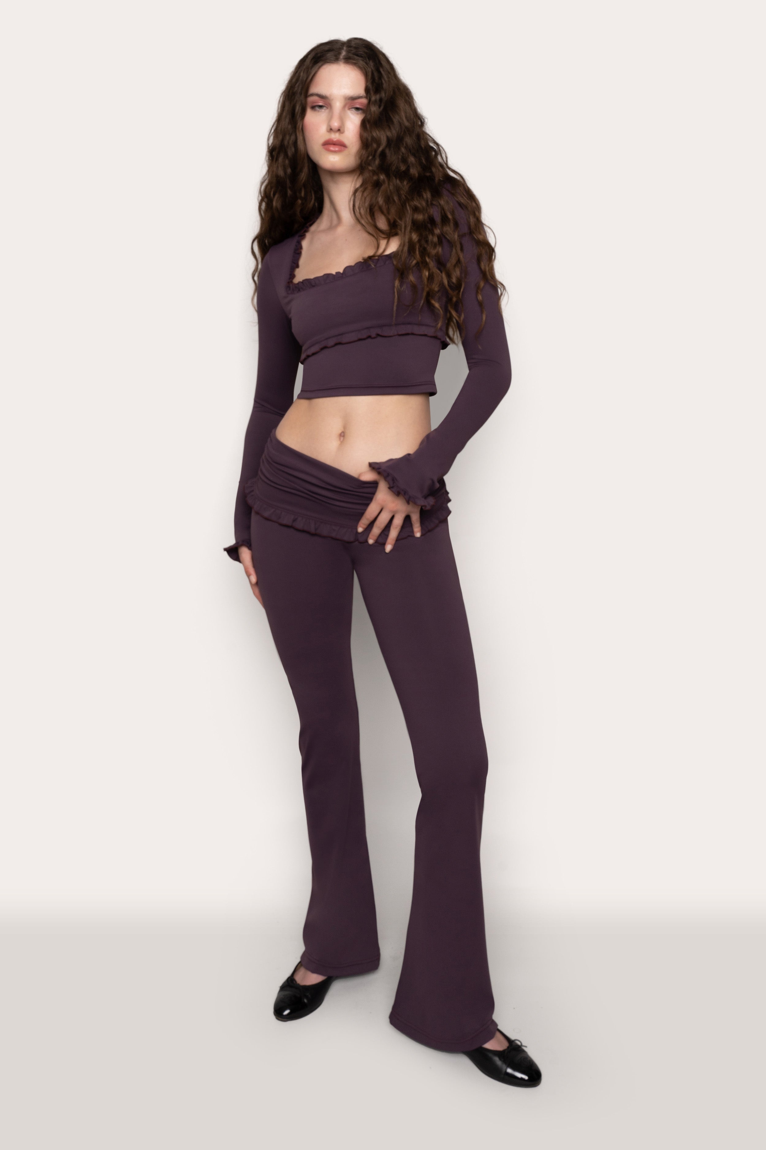 FLEUR RUFFLE PANT - 2