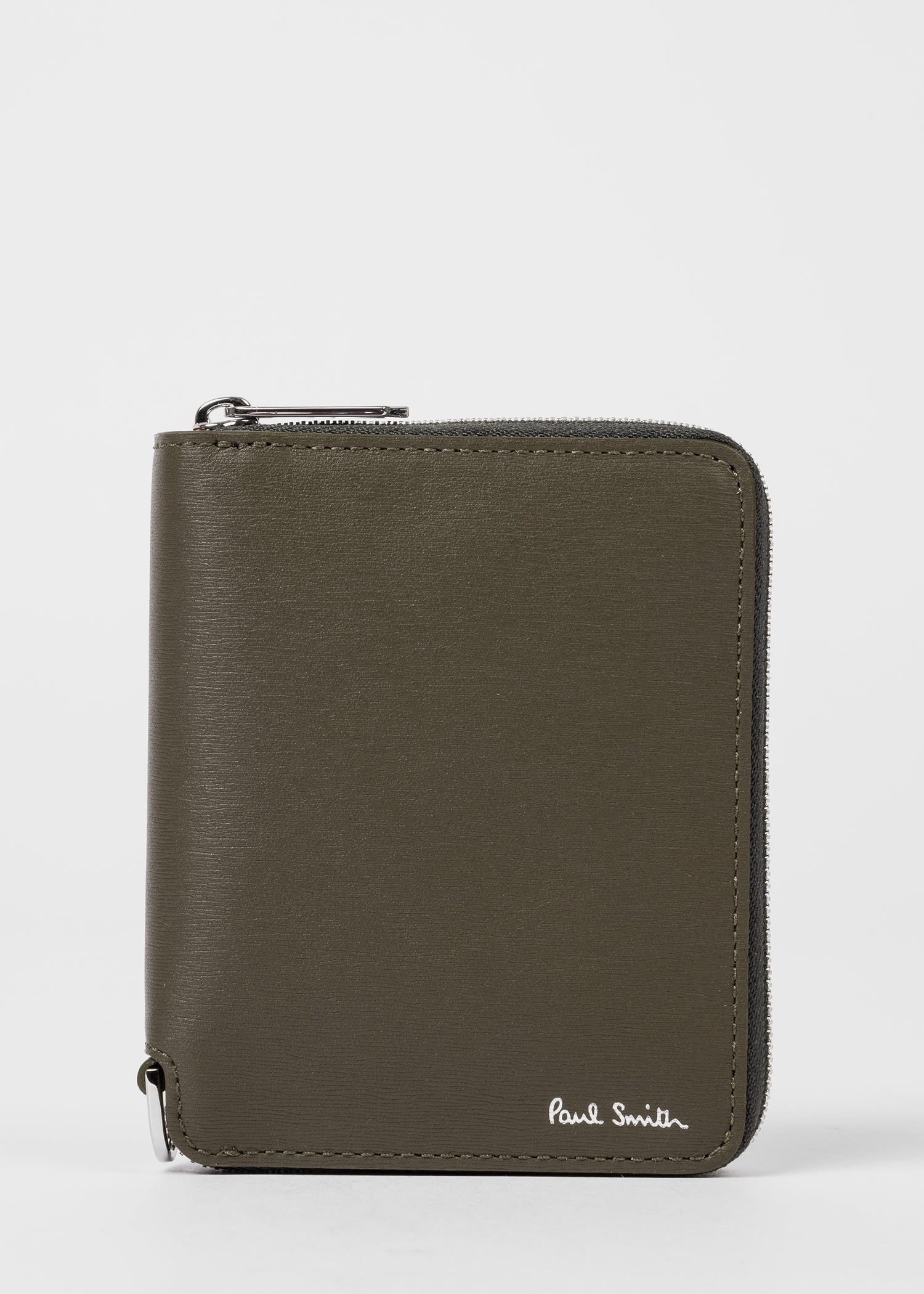 Leather Zip-Around Wallet - 1