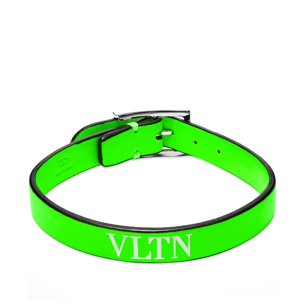 Valentino Fluo VLTN Leather Bracelet - 1