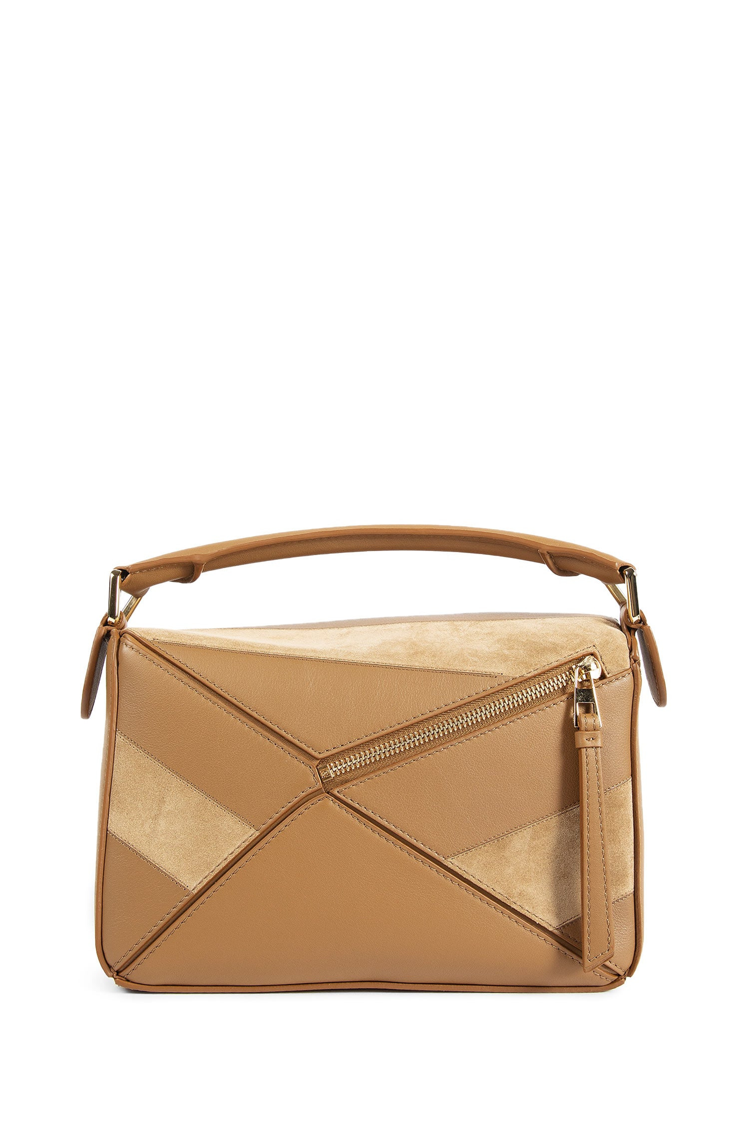 Small Puzzle Bag In Classic Calfskin And Suede - 3