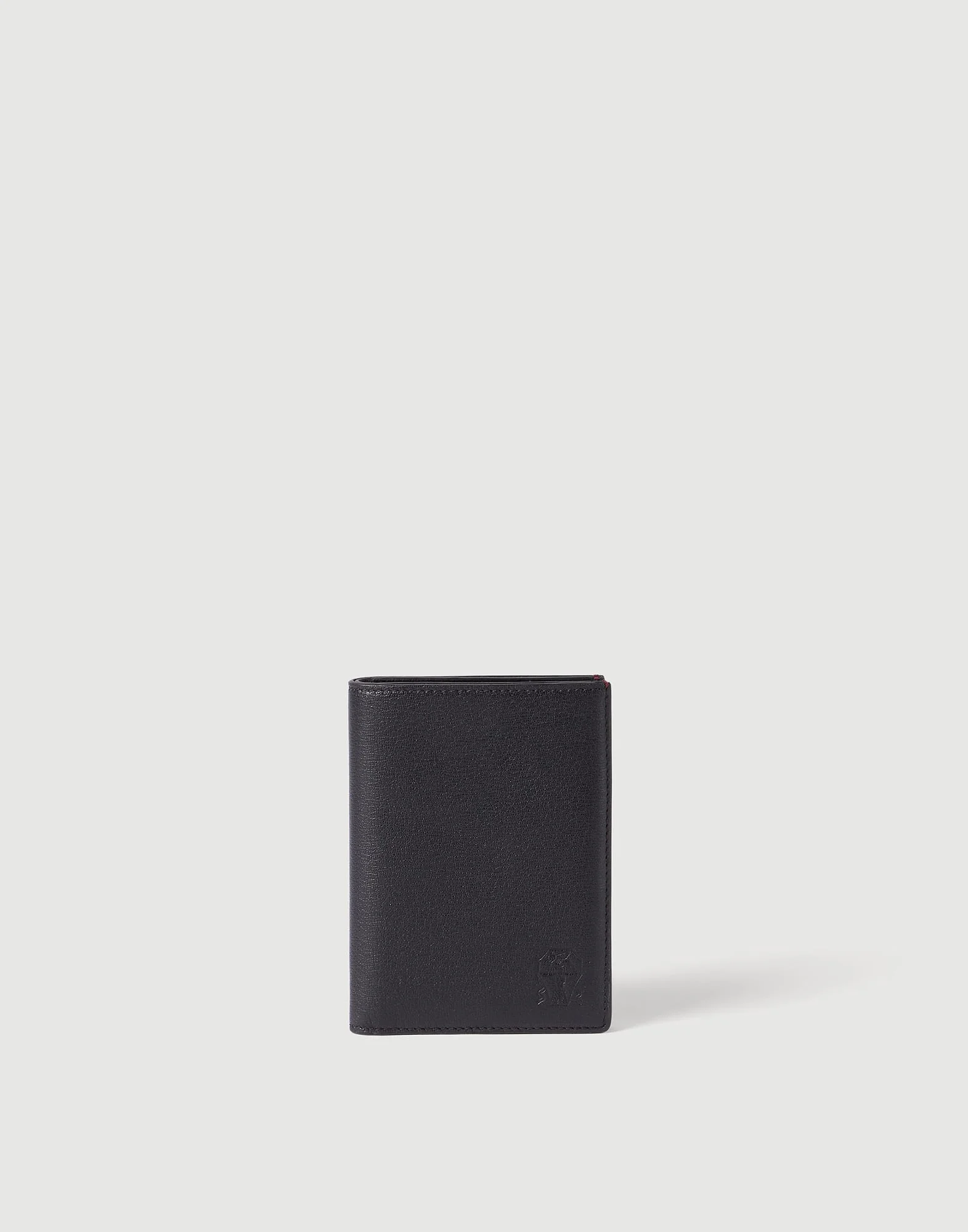 Brushed leather passport holder - 1