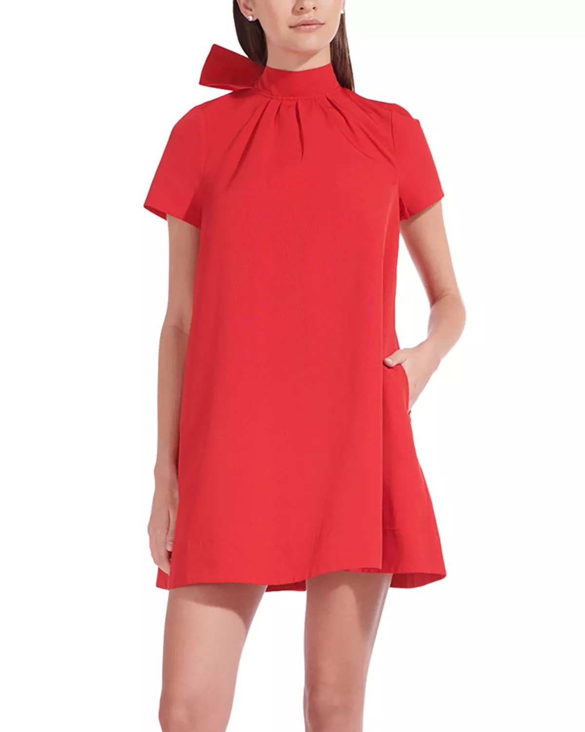 Ilana Mock Neck Mini Dress - 1