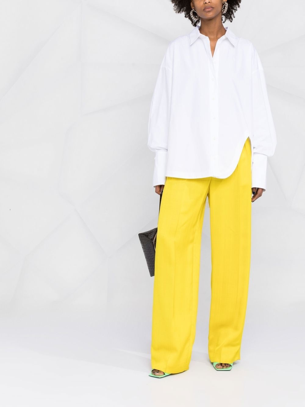 Diana asymmetric button-up shirt - 2