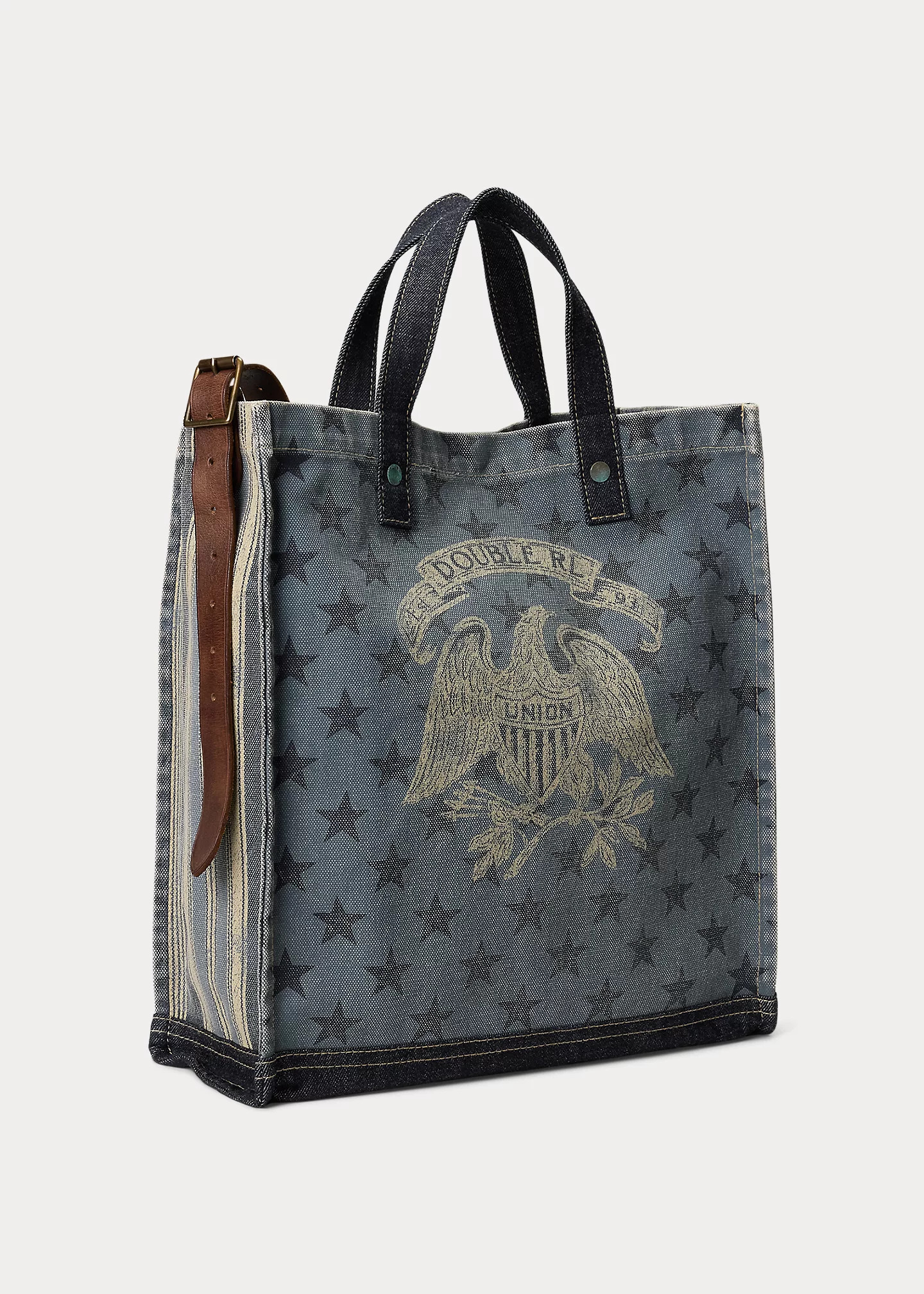 Handwoven Indigo Carpenter Tote - 2