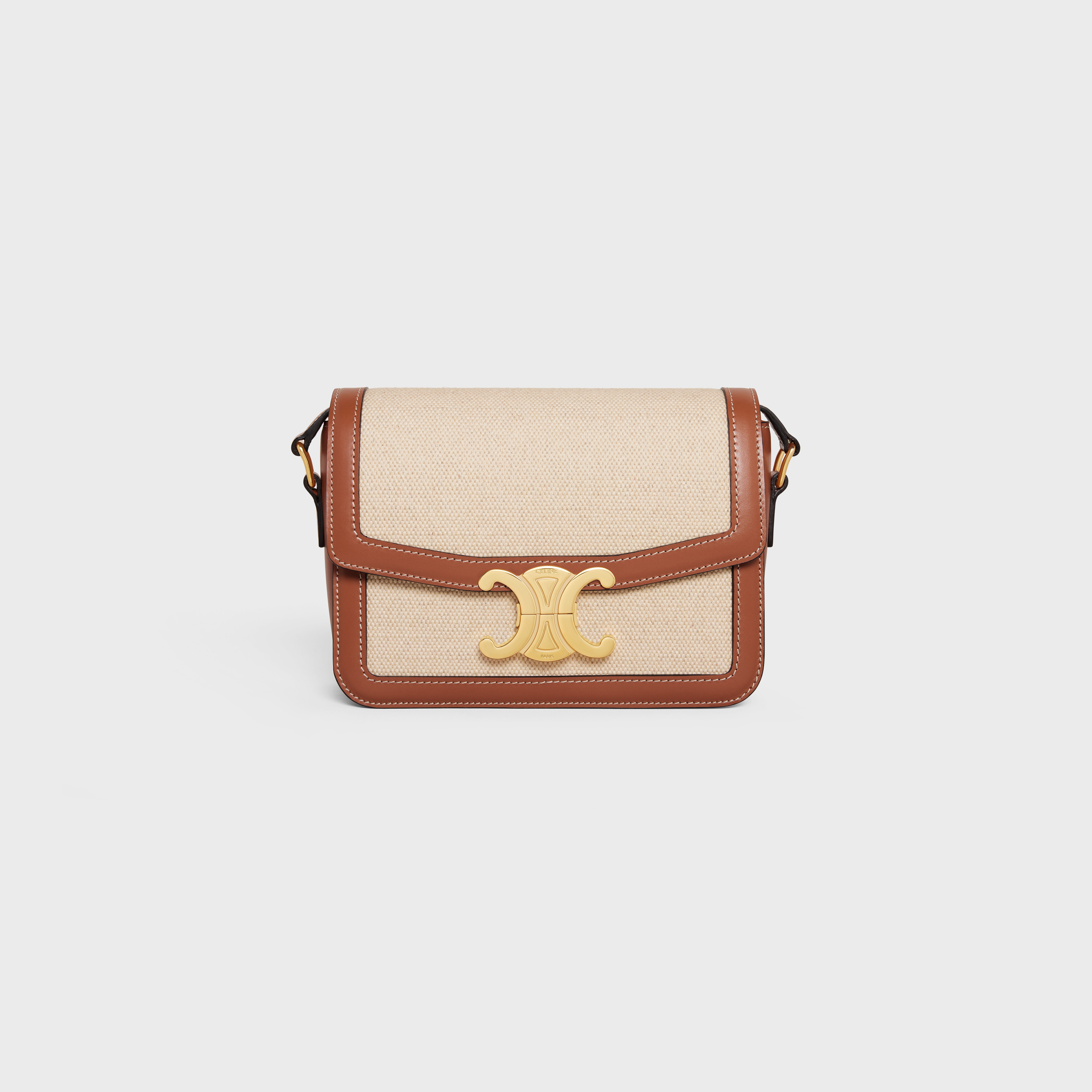 Teen Triomphe Bag in TEXTILE AND CALFSKIN - 1
