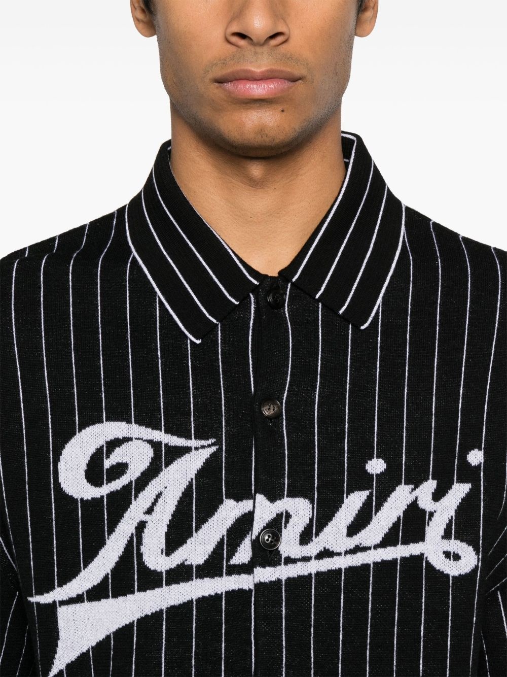 pinstriped shirt - 5