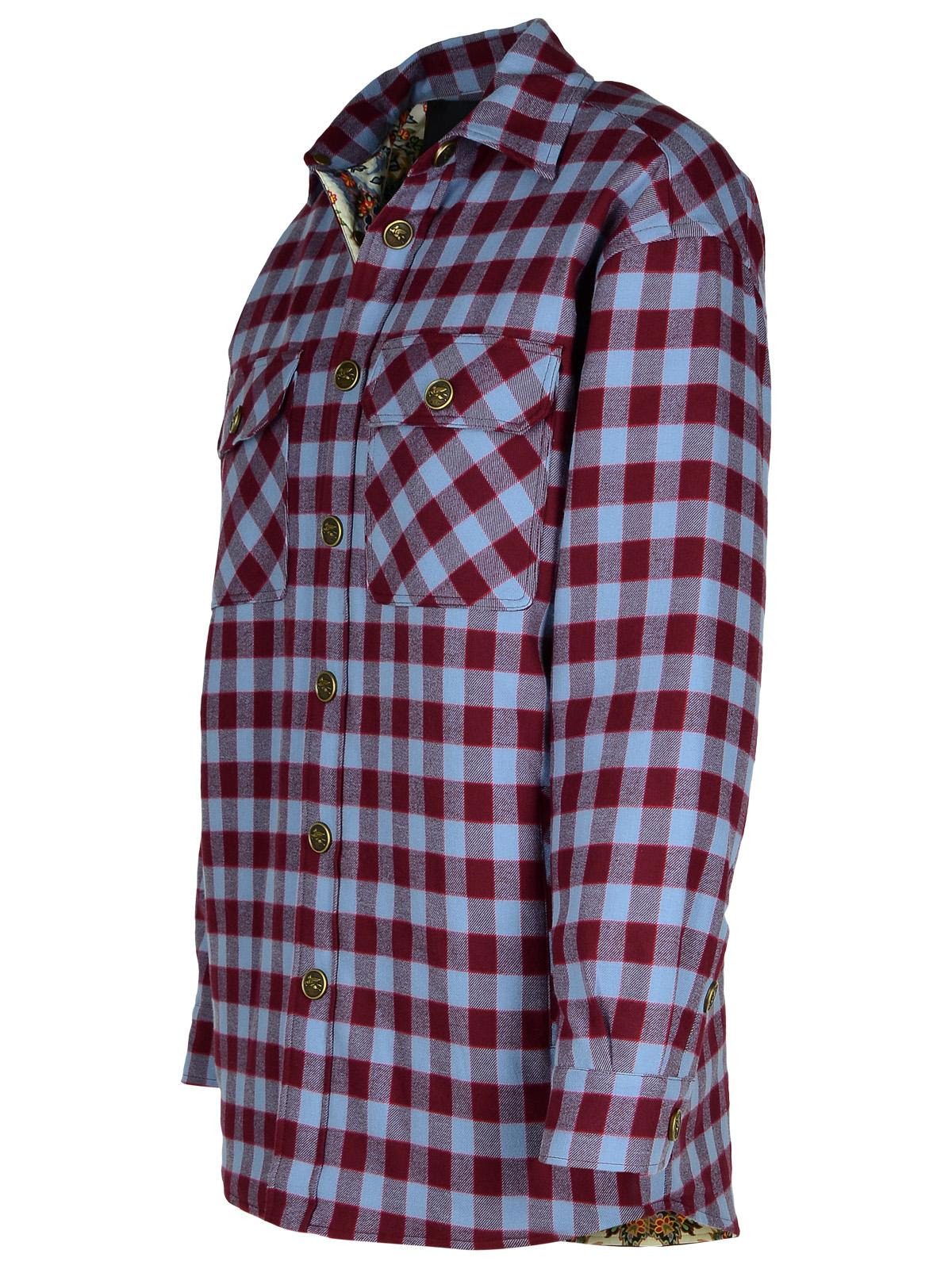 Etro 'Check' Multicolor Cotton Shirt Women - 2