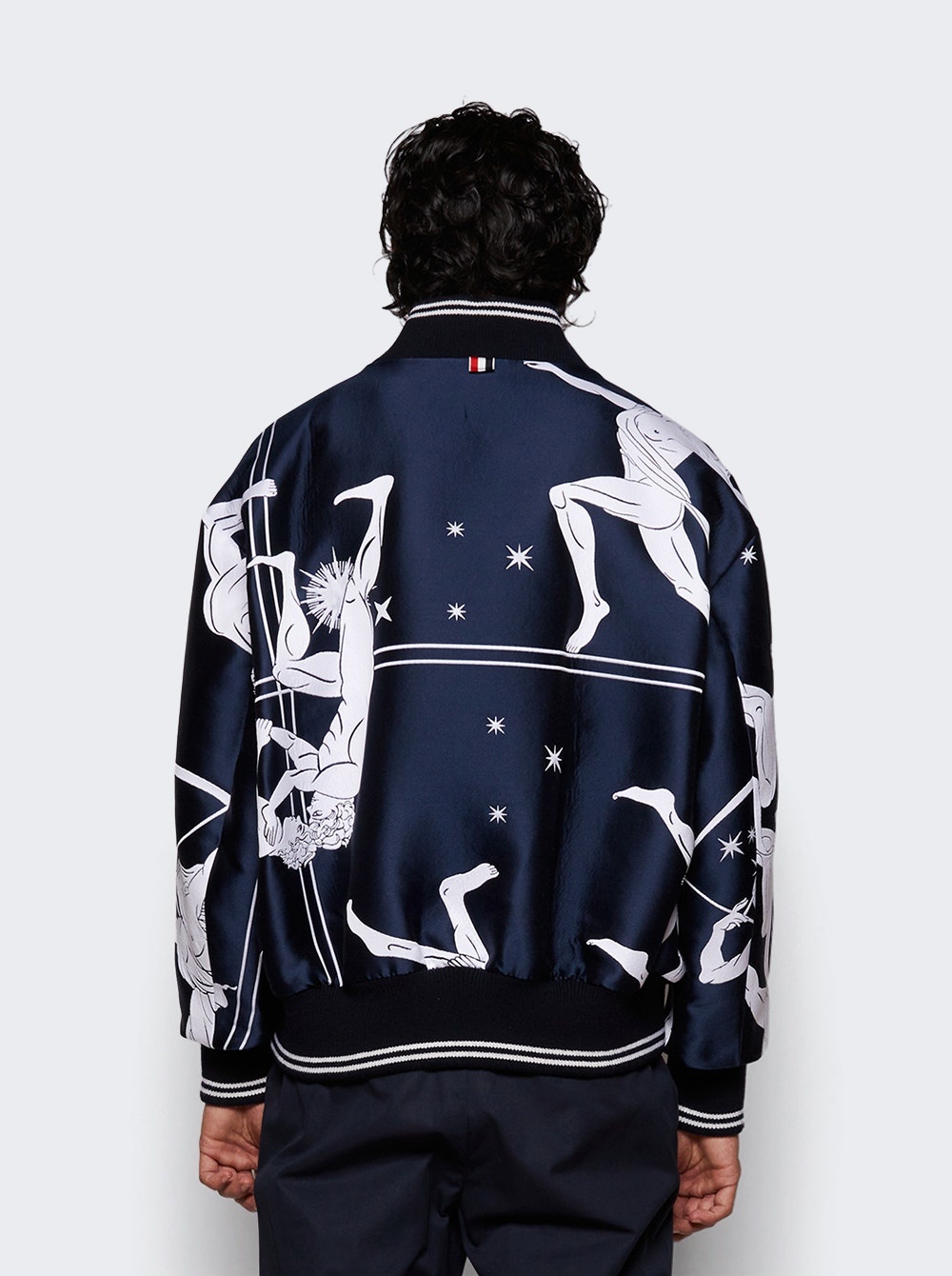Olympic Constellation Scuba Jacquard Jacket Navy - 5