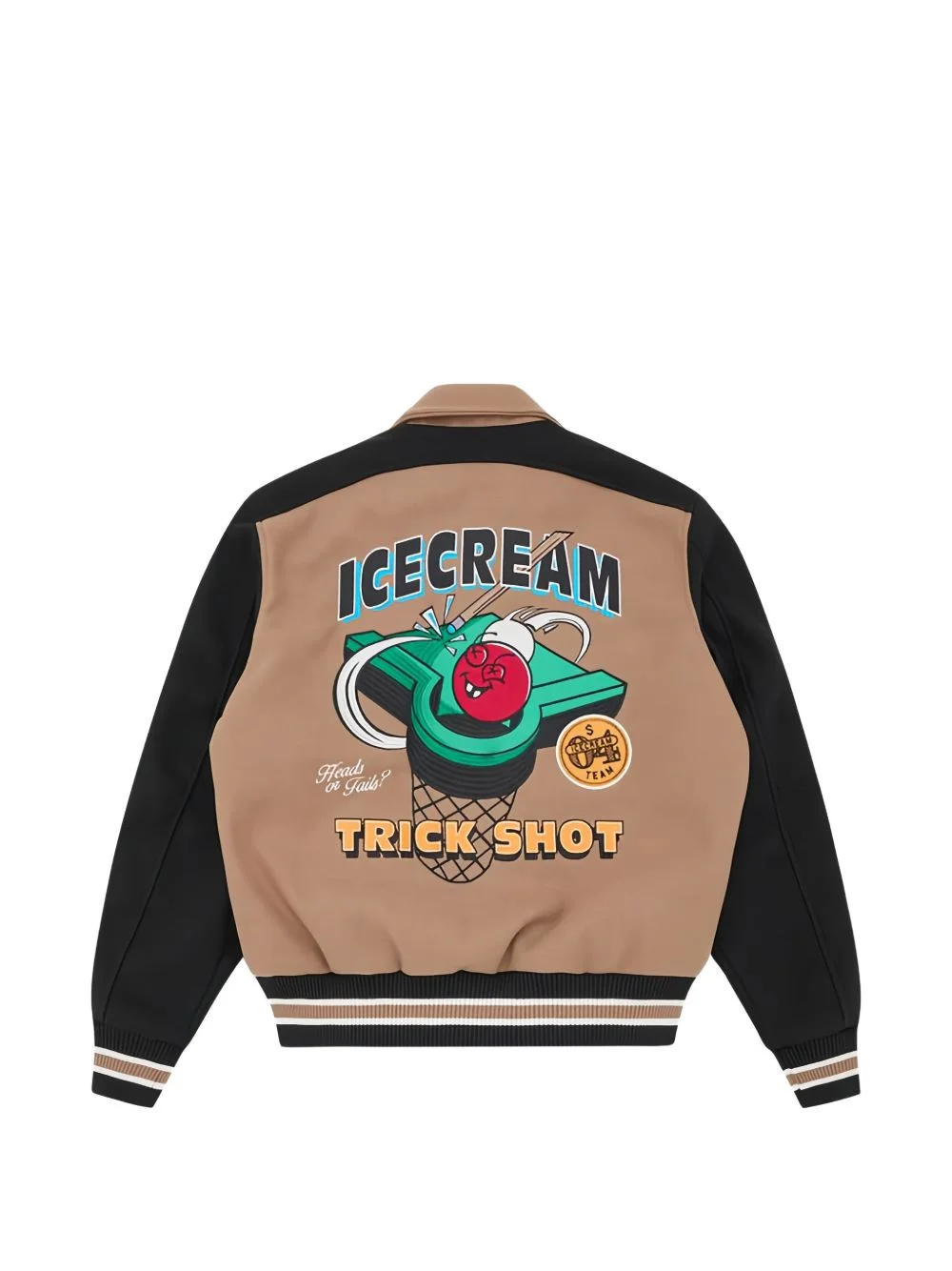 APPLIQUÉ BOMBER JACKET - 1