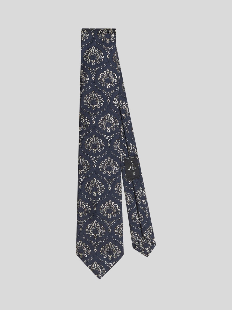 SILK JACQUARD TIE - 1