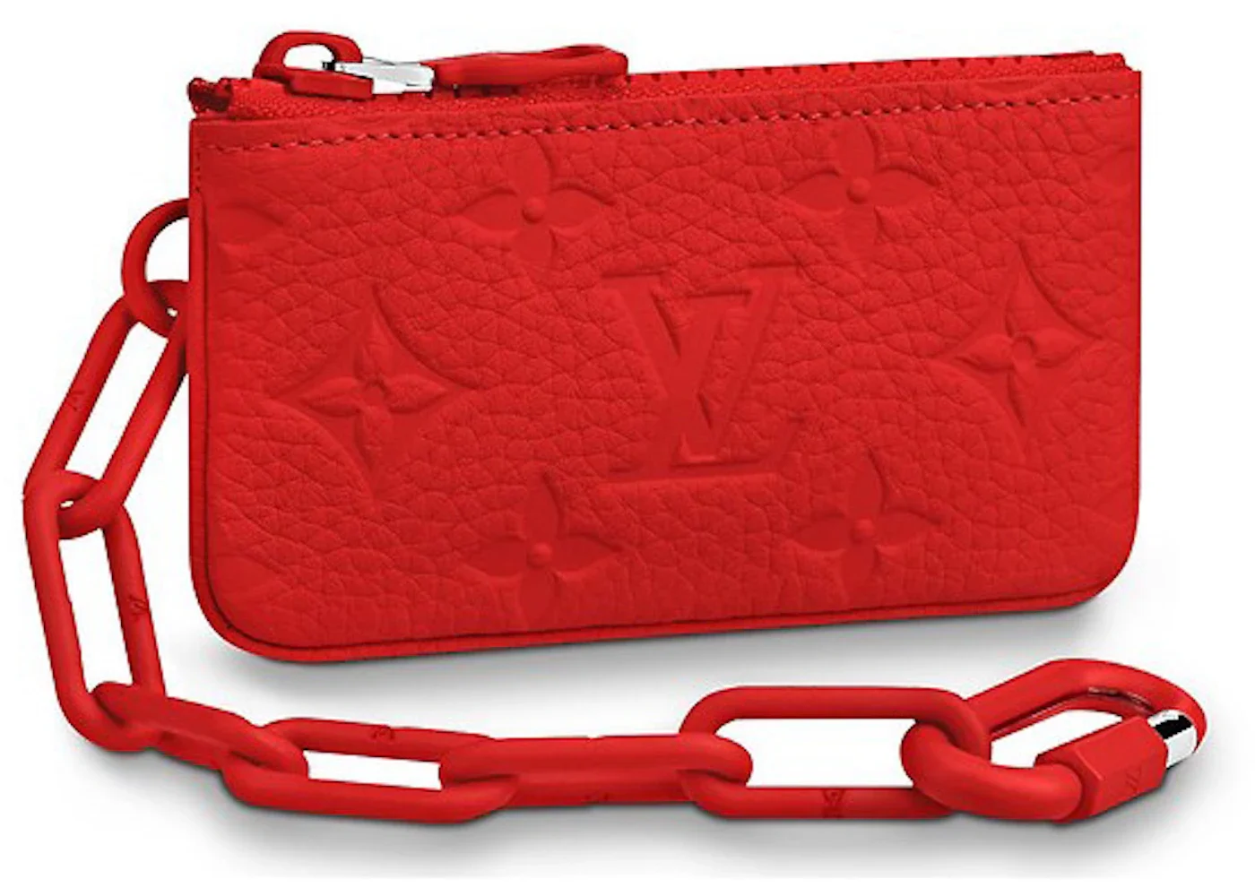 Louis Vuitton Pochette Cle Monogram Red - 1