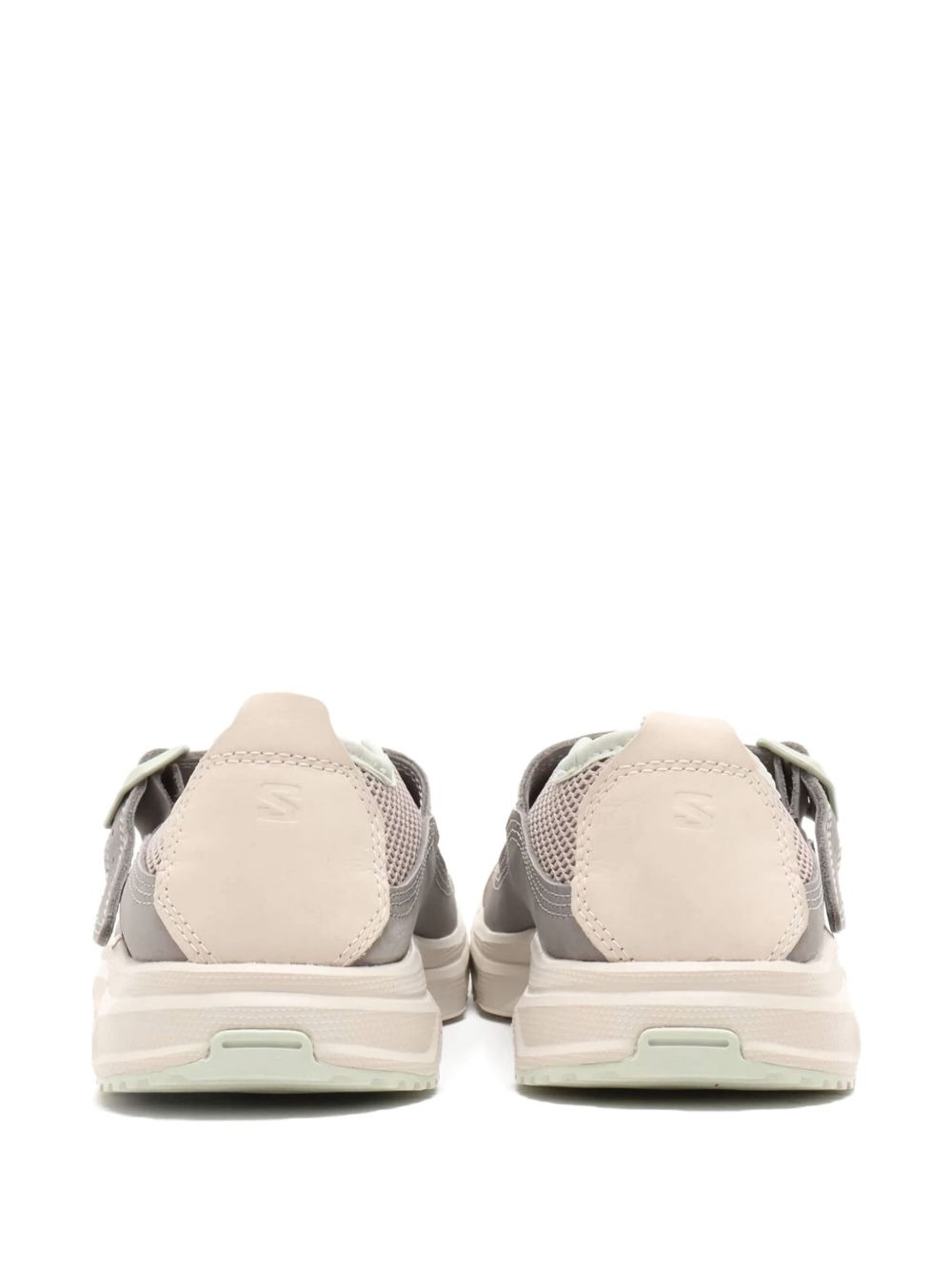 buckle-strap mesh trainers - 3